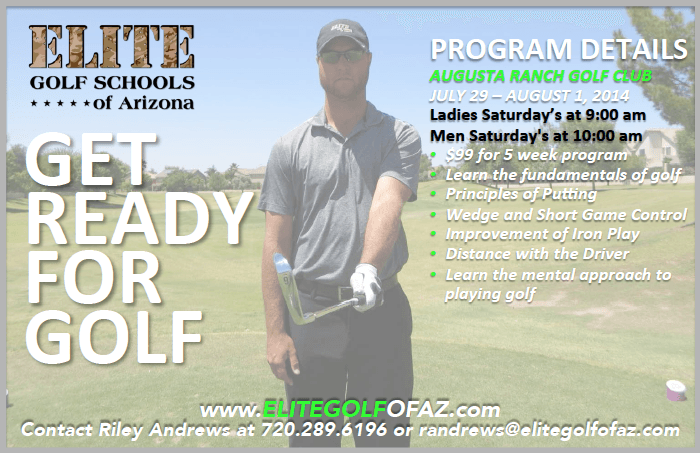 Get Ready for Golf - Program Details