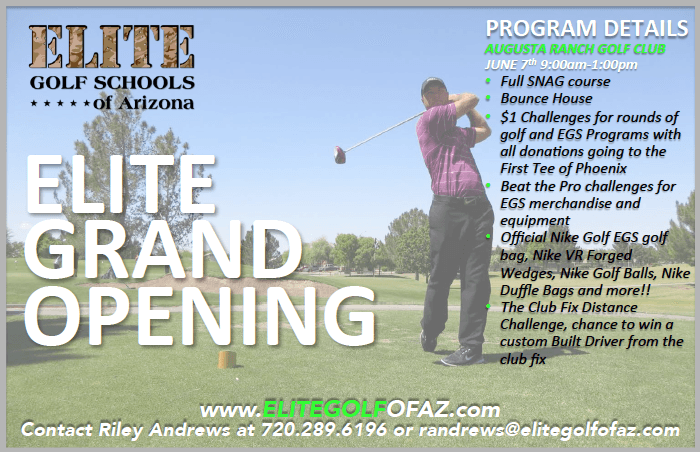 Elite Grand Opening Golf Schools Of Arizona