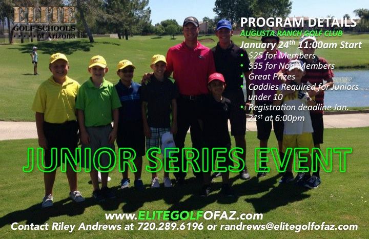 Junior Series Event Program Details August Ranch Golf
